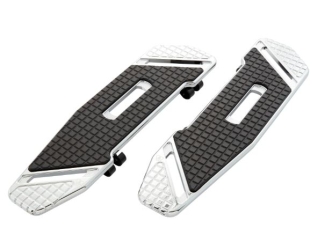 Arlen Ness SpeedLiner Driver Floorboards In Chrome Finish For Harley Davidson 2018-2023 Softail Models (410-025)