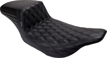 Le Pera KickFlip Double Diamond Stitched Seat For Harley Davidson 1997-2007 Touring Models (LH-597DD)