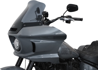 Klock Werks 10 Inch Flare Windshield Dark Smoke For 2022-2024 Harley Davidson Softail Low Rider ST (KWW-02-0611-DS)