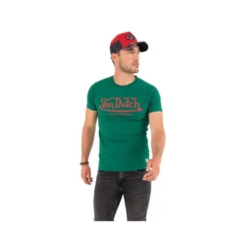 Von Dutch Life Logo T-shirt Green Size Medium (ARM526379)