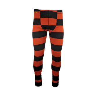 Roeg Long John Striped Pant Black/Orange - Small (ARM553029)