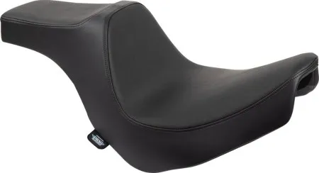 Drag Specialties Predator III Smooth Black Seat For Harley Davidson 2018-2024 FXLR Low Rider & FLSB Sport Glide Models (0802-1490)