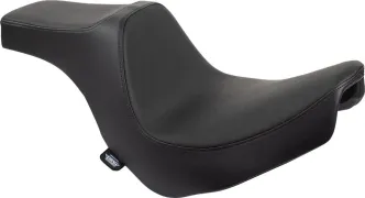 Drag Specialties Predator III Smooth Black Seat For Harley Davidson 2018-2024 FXLR Low Rider & FLSB Sport Glide Models (0802-1490)