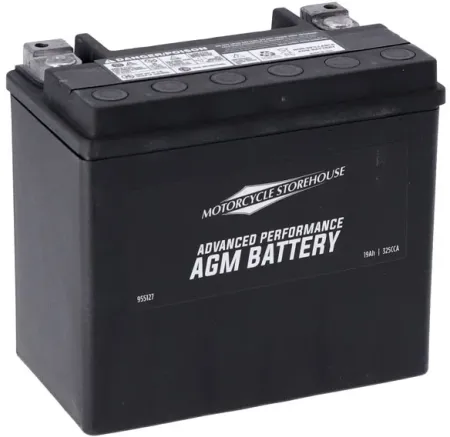 MCS Advance Series AGM Sealed Battery 12V, 19AH, 325CCA For Harley Davidson 1991-1996 Softail & Dyna Models (SVR16L)