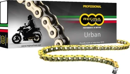 Regina Chains 135 Eb-oro 126 Clip Link 520 Non-seal Drive Chain / GOLD|NATURAL (135EB-ORO/024)