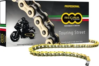 Regina Chains 525/137 ZRT 137 Rivet Link 525 Z-ring Performance Replacement Drive Chain / Natural / Steel (137ZRT/010)
