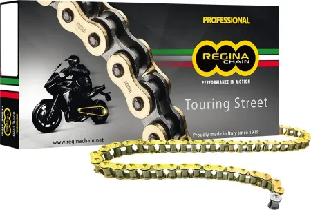 Regina Chains 525/137 ZRT 137 Rivet Link 525 Z-ring Performance Replacement Drive Chain / Natural / Steel (137ZRT/015)