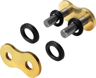 Regina Chains 124 Oroy 1 Rivet Link 420 Non-seal Replacement Connecting Link / GOLD|NATURAL (19/124OROY)