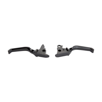 Arlen Ness Method Lever Set In Black For Harley Davidson 1996-2017 Motorcycles With Cable Clutch (530-014)