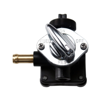 Doss OEM Style Vacuum Petcock In Black For 2002-2005 Dyna; 2002-2006 Softail, Touring, Carbureted Models Only (ARM495795)