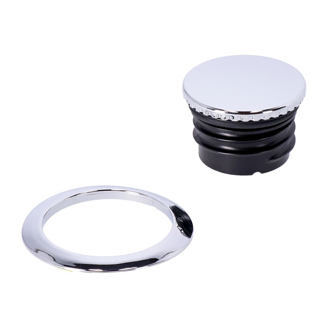 Doss Popup Flush Gas Cap Set In Chrome For 20182022 M8 Softail Street