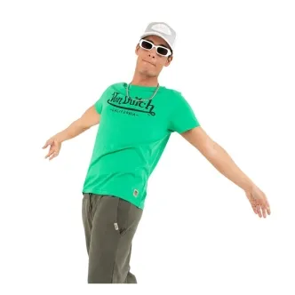 Von Dutch First Logo T-shirt Green Size XL (ARM283979)