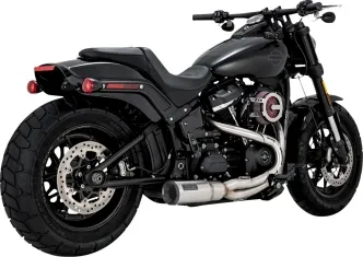 Vance & Hines Stainless 2 Into 1 Hi-Output Exhaust System With PCX Technology For Harley Davidson 2018-2024 M8 Softail Models (27331)