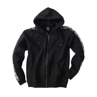 West Coast Choppers Taped Zip Hoodie Black Size Large (ARM758289)