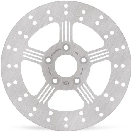 Moto Master Rear Fixed Round Adrian Brake Disc For Harley Davidson 1986-1999 Big Twin & 1986-1999 Sportster Models (110849)