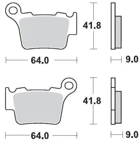 Moto Master Racing Brake Pads Offroad (94411)
