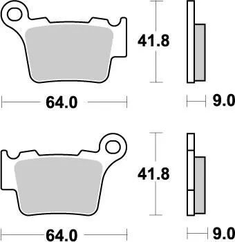 Moto Master Brake Pad Offroad Nitro (94421)
