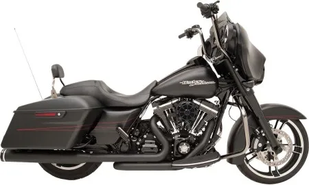 Khrome Werks 2-into-2 Dominator Exhaust In Black Finish For Harley Davidson 2009-2016 Touring (200830)