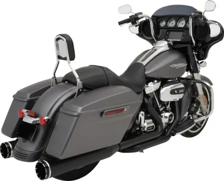 Khrome Werks 2 into 2 Dominator Exhaust In Black For 2017-2025 Touring Models (200810A)