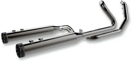 Khrome Werks 2 into 2 Dominator Exhaust In Eclipse Finish For 2017-2025 Touring Models (201810A)