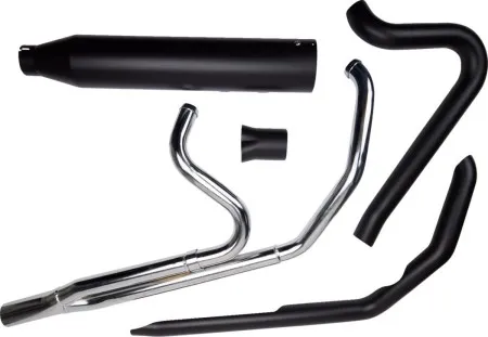 Khrome Werks 2-into-1 Outlaw Exhaust In Black For Harley Davidson 2009-2016 Touring (200785)