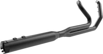 Khrome Werks 2-into-1 Outlaw Exhaust In Black For Harley Davidson 2009-2016 Touring (200785)