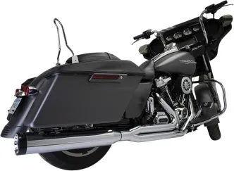 Khrome Werks 2-into-1 Outlaw Exhaust In Chrome Finish For Harley Davidson 2017-2025 Touring (200770)