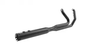 Khrome Werks 2-into-1 Outlaw Exhaust In Black Finish For Harley Davidson 2017-2025 Touring (200775)