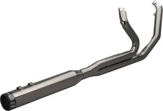 Khrome Werks 2-into-1 Outlaw Exhaust In Eclipse Finish For Harley Davidson 2017-2025 Touring (201775)