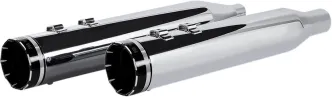 Khrome Werks HP-Plus 4.5 Inch Slip-On In Chrome Finish With Tracer Tips For 2017-2025 Touring Models (202735)