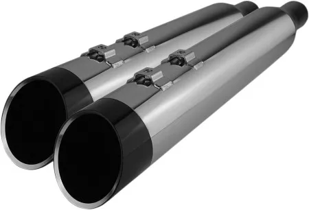 Khrome Werks HP-Plus 4.5 Inch Slip-On In Chrome Finish With Edge Tips For 1996-2016 Touring Models (202685)