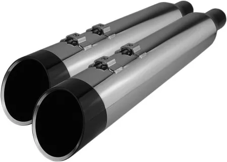 Khrome Werks HP-Plus 4.5 Inch Slip-On In Chrome Finish With Edge Tips For 2017-2025 Touring Models (202765)