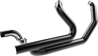 Khrome Werks 2-into-2 Aggressor Crossover Headers With Black Heat Shields For Harley Davidson 2009-2016 Touring (200860)