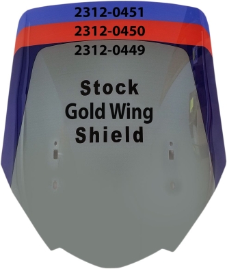 Slipstreamer Gold Wing Wraparound Windshield (T-268C)