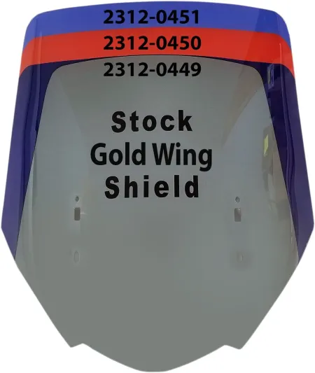 Slipstreamer Gold Wing Wraparound Windshield (T-268C)
