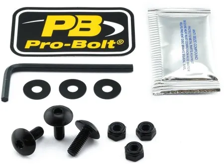 Pro Bolt Aluminium License Plate Bolt Kit (NPLATE10BK)