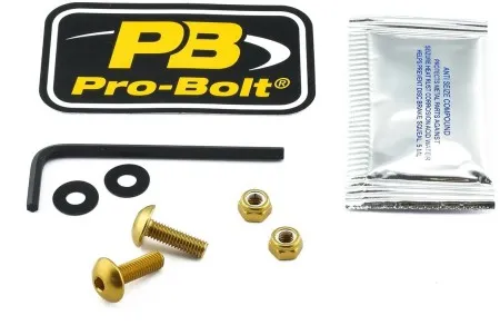 Pro Bolt Aluminium License Plate Bolt Kit (NPLATEG)
