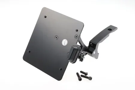 Cult Werk Austria 210mm x 170mm Side Mount License Plate Bracket For Harley Davidson 2019-2020 Softail FXDR Models (HD-BRO059-A)