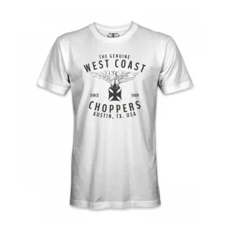 West Coast Choppers Rennabteilung T-shirt White Size 2XL (ARM833369)