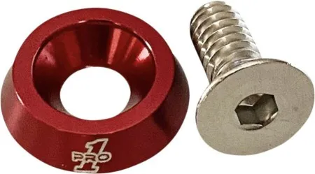 Pro-One Seat Knob 1/4-20 Red (100200R)