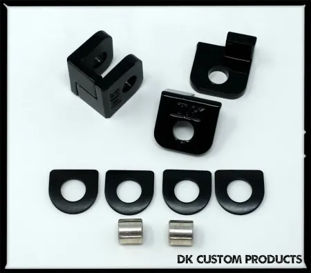 DK Custom Products M8 Softail Rider Footpeg Conversion Kit For Harley Davidson 2018-2023 M8 Softail Models (DK-M8-SFT-FPA)