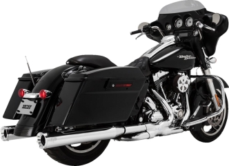 Vance & Hines Power Duals Header Pipe With PCX Technology In Chrome For Harley Davidson 2009-2016 Touring Models (16332)