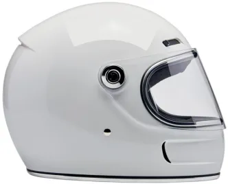 Biltwell Gringo SV Helmet - Gloss White - Size XS (1006-104-501)