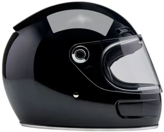 Biltwell Gringo SV Helmet - Gloss Black - Size XL (1006-101-505)