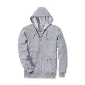 Carhartt Zip Hooded Sweatshirt Heather Grey Size XL (ARM621975)