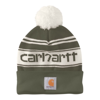 Carhartt Pom-pom Logo Beanie Arborvitae (ARM184059)