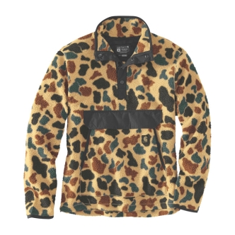 Carhartt Fit Fleece Pullover Duck Camo Size Medium (ARM515059)