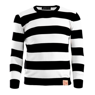 13 & 1/2 Magazine Outlaw Sweater Black/Off White Size 2XL (ARM262675)