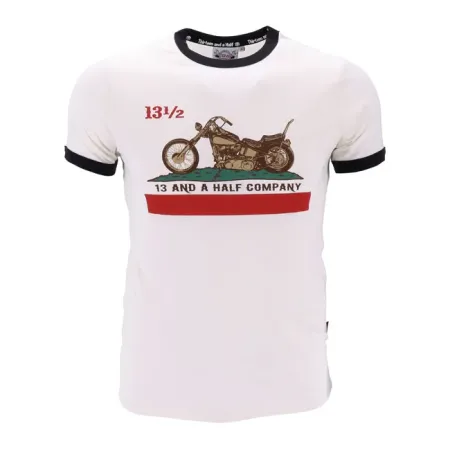 13 & 1/2 Magazine California Company T-shirt White Size Medium (ARM968869)