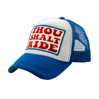 13 & 1/2 Magazine 'Thou Shalt Ride' Trucker Cap Blue (ARM807095)